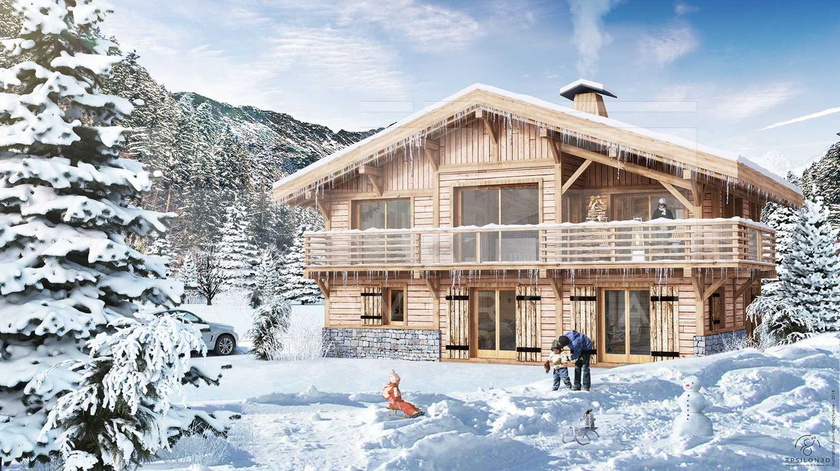 Dom w Chamonix, French Alps 10041495