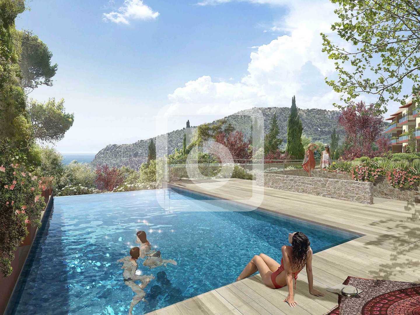Condominium in Eze, Provence-Alpes-Côte d'Azur 10049396
