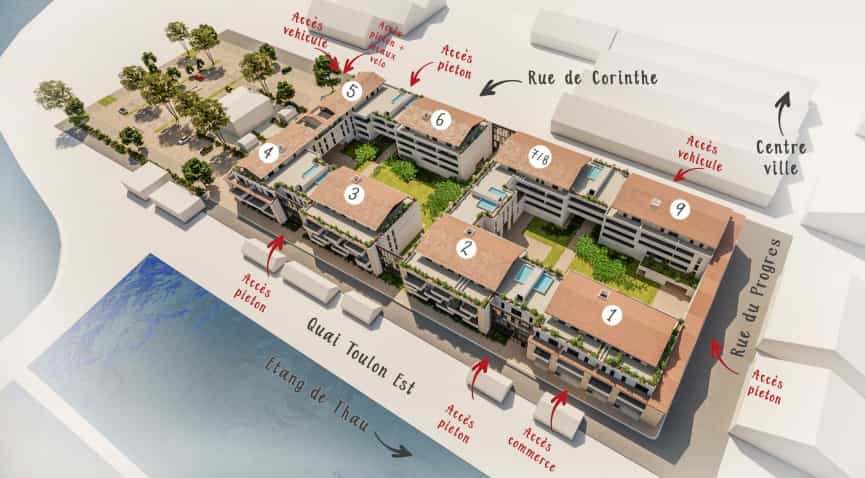 분양 아파트 에 Marseillan, Languedoc-Roussillon 10101259