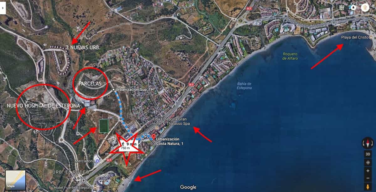 Land in Estepona, Andalusia 10163299