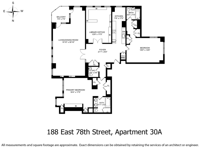 Condominium in New York, New York 10212693