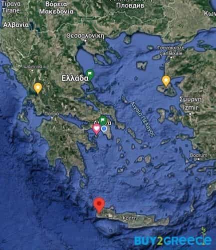 Земля в Полірінія, Криті 10763356