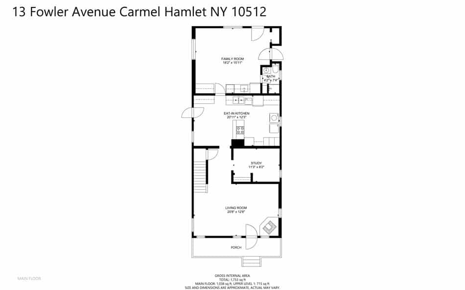 House in Carmel Hamlet, New York 10771926