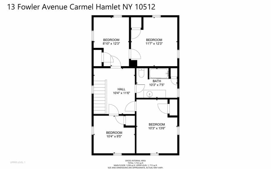 House in Carmel Hamlet, New York 10771926