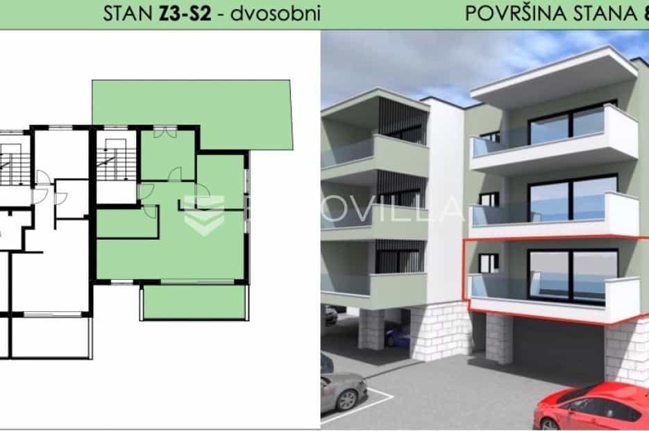 Condominium dans Veliko Brdo, Splitsko-Dalmatinska Zupanija 10791016