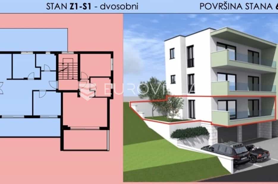 Condominium in Veliko Brdo, Splitsko-Dalmatinska Zupanija 10791990