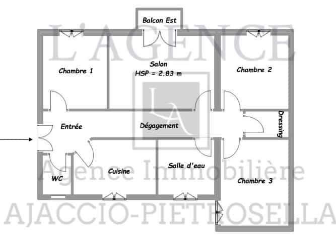 Condominio nel Ajaccio, Corse-du-Sud 10813415