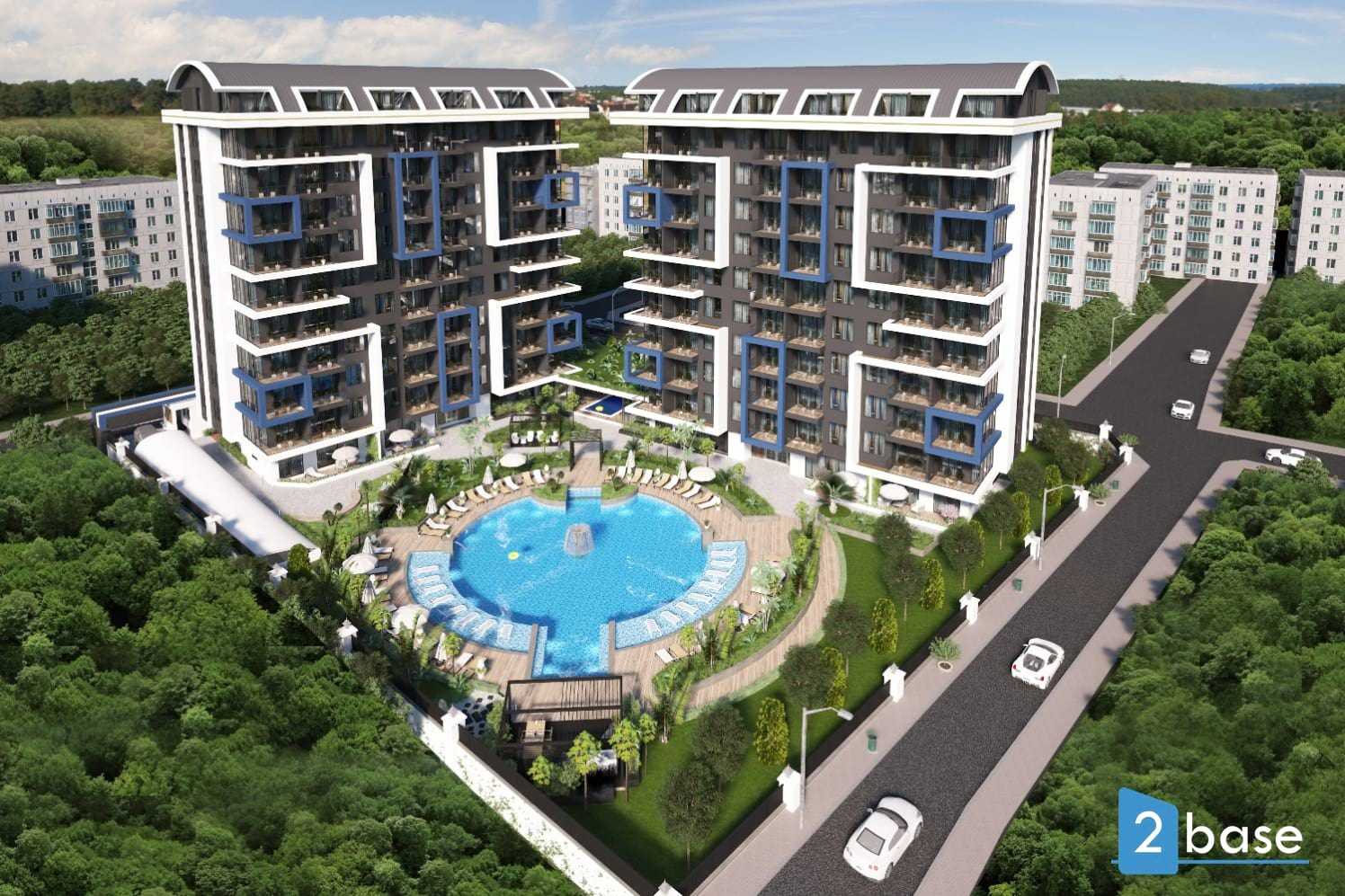 Condominium in Alanya, Antalya 10826978