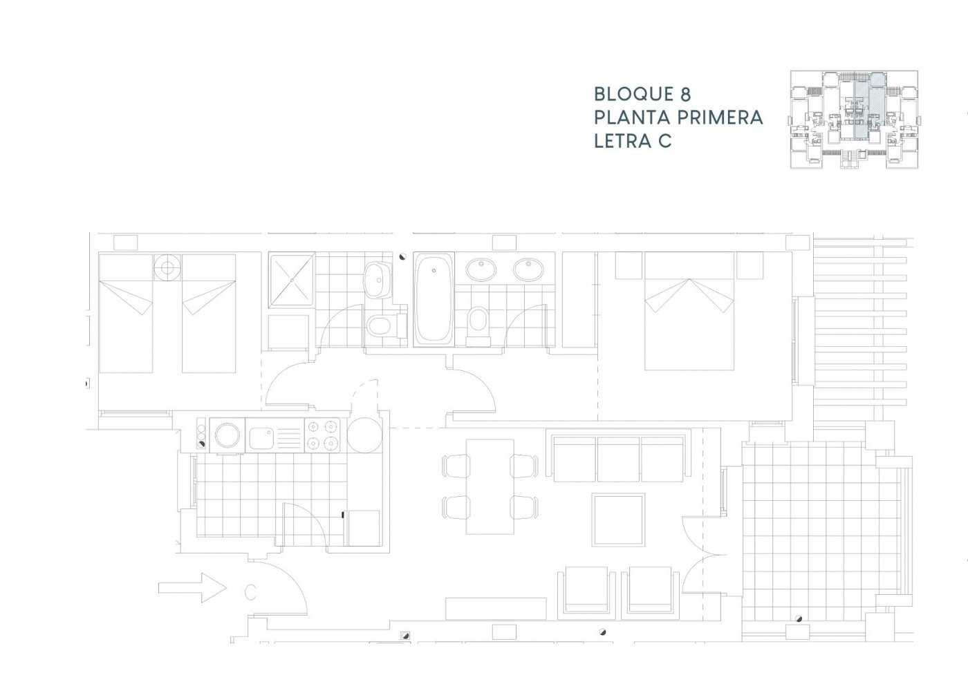 公寓 在 Los Alcázares, Región de Murcia 10863948