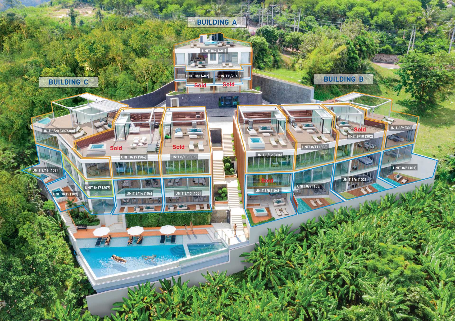 Condominio nel Divieto Trai Trang, Phuket 10887770