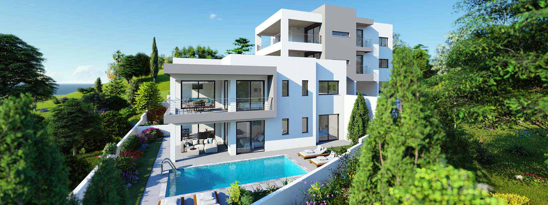 Condominium dans Mesa Chorio, Paphos 10903605