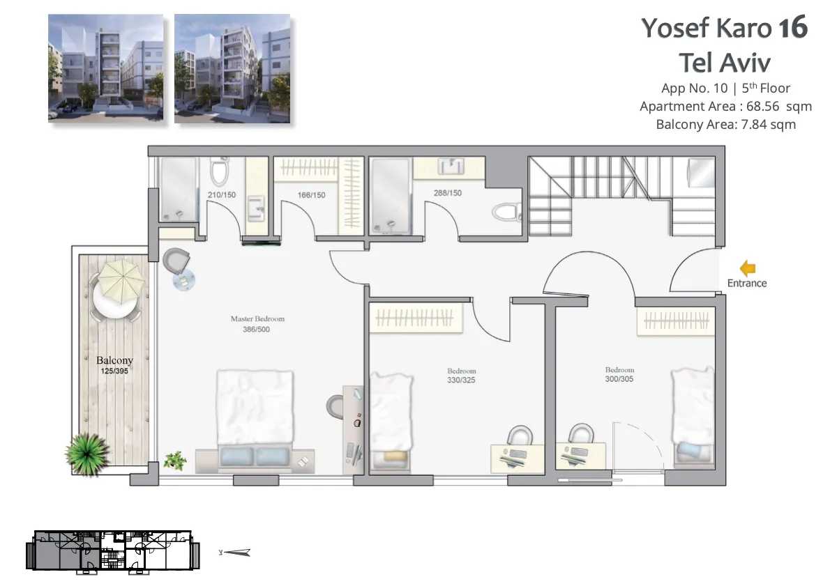 Real Estate in Tel Aviv-Yafo, Yosef Karo Street 10987073