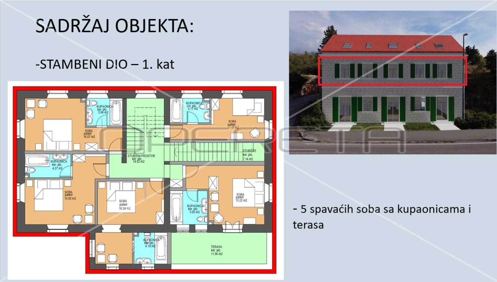 жилой дом в Zadvarje, Splitsko-dalmatinska županija 11109235