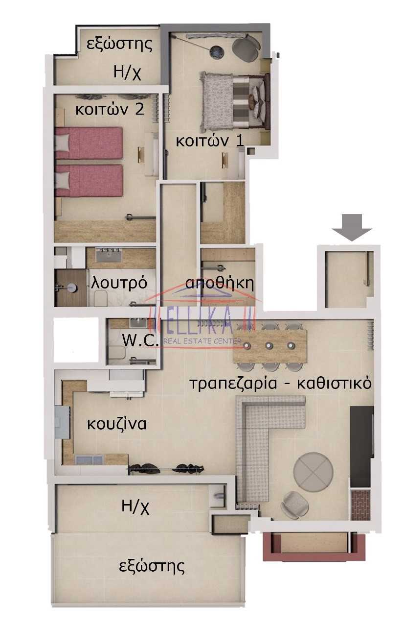 Condomínio no Nea Smyrni,  11121798