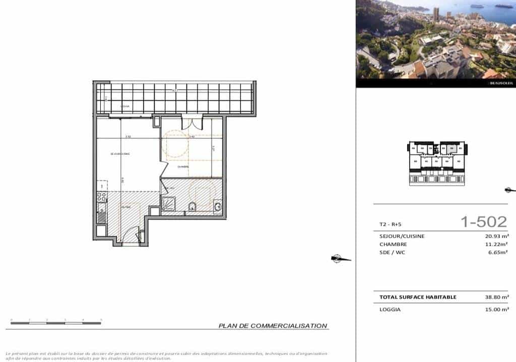 Condominium in Beausoleil, Provence-Alpes-Cote d'Azur 11189974