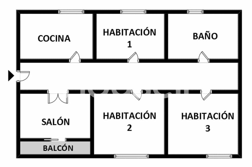 Osakehuoneisto sisään Valladolid, Castilla y León 11521207
