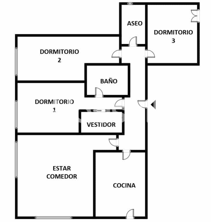 公寓 在 Valladolid, Castilla y León 11522717