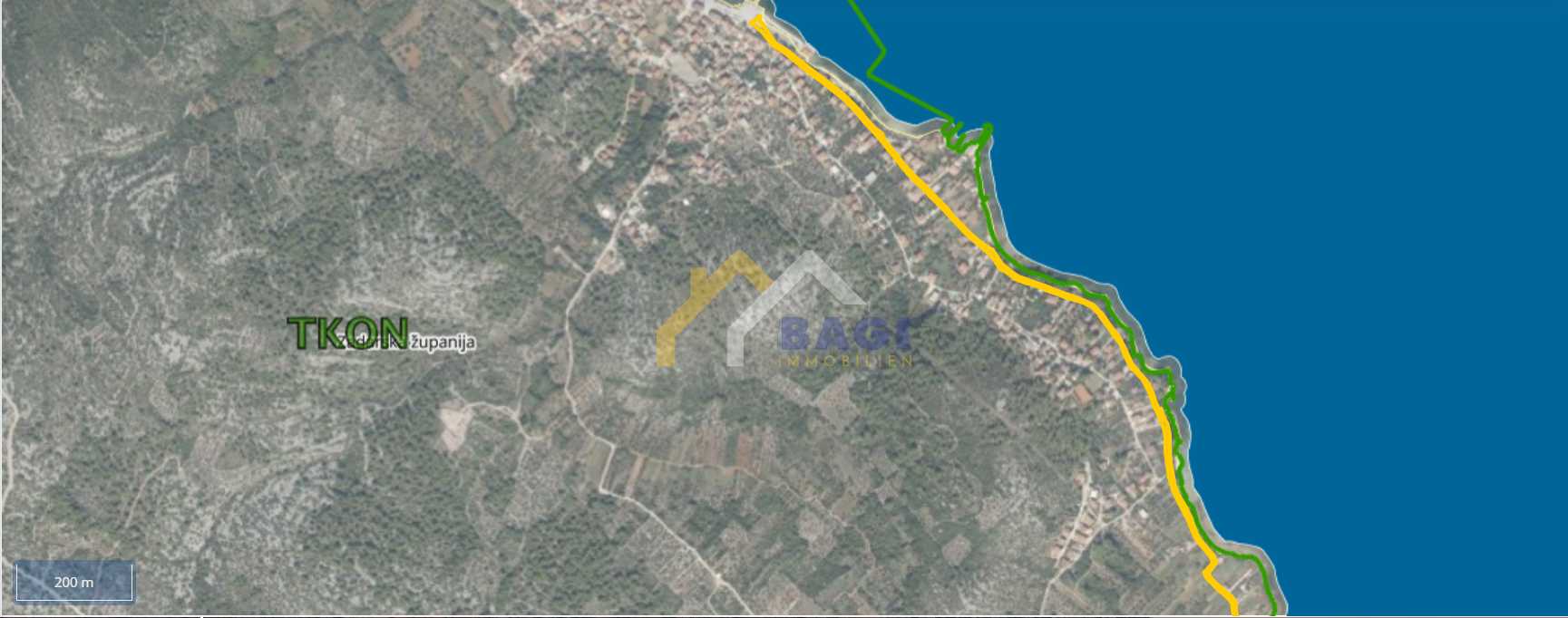 Land in Tkon, Zadarska Zupanija 11615356
