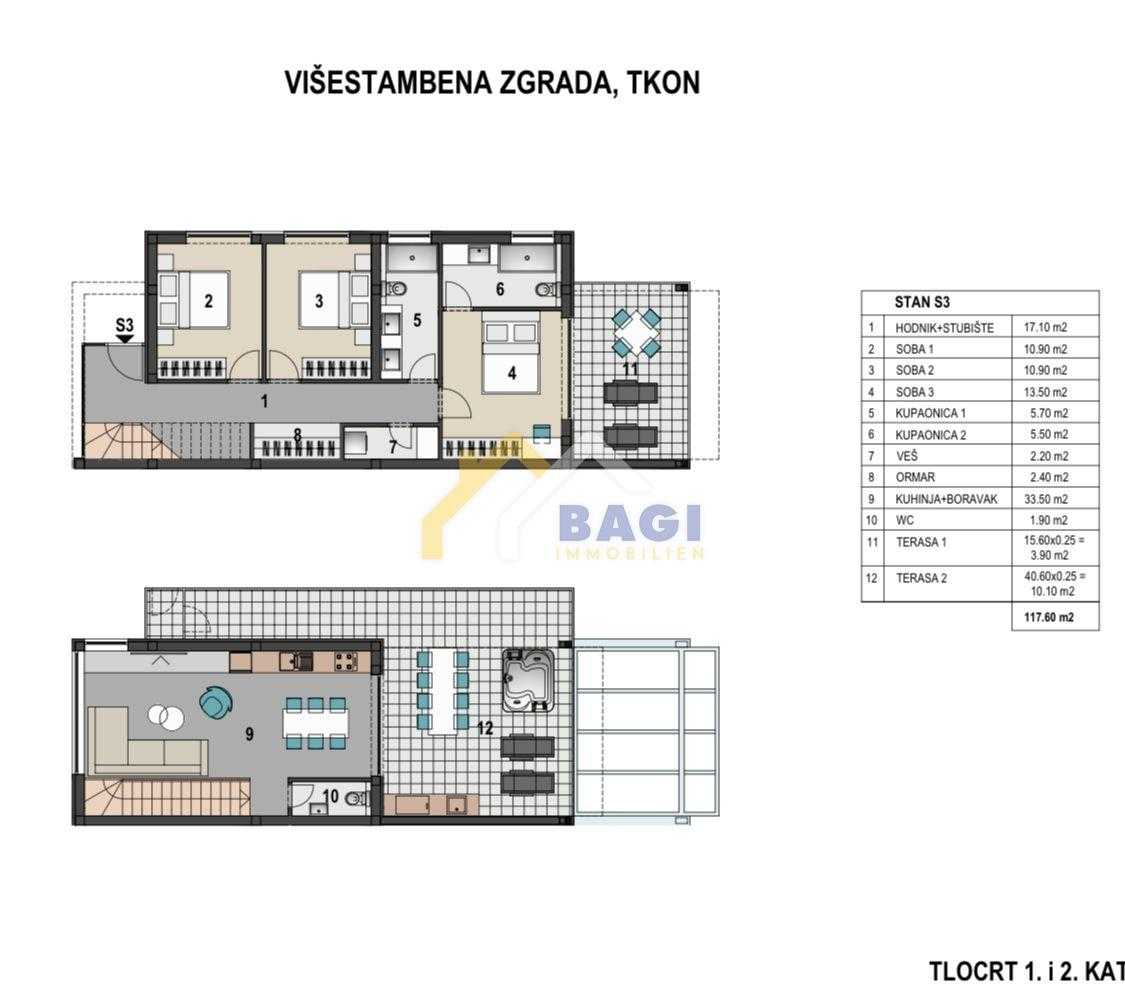 公寓 在 Tkon, Zadarska županija 11615674