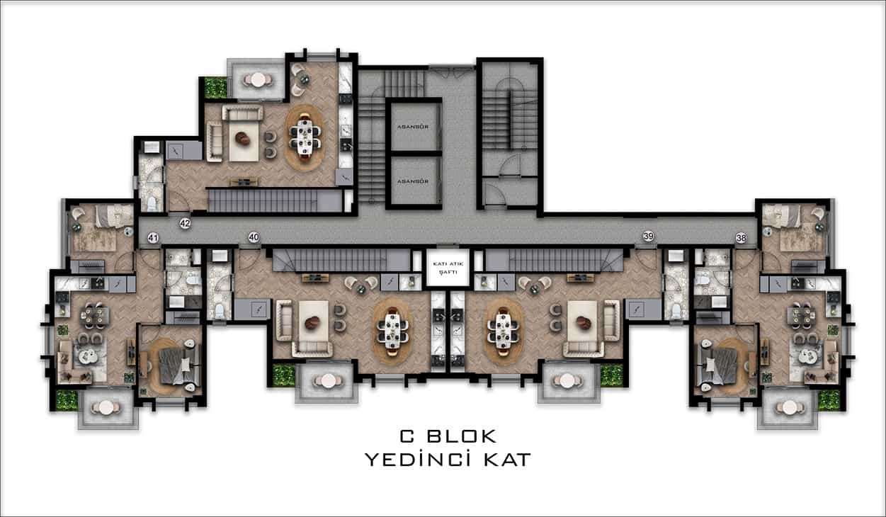 Condominium in Okurcalar, Antalya 11631058