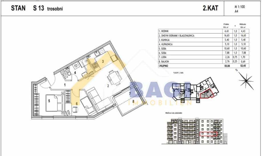 Condominium dans Vrapce, Zagreb, Grad 11650403