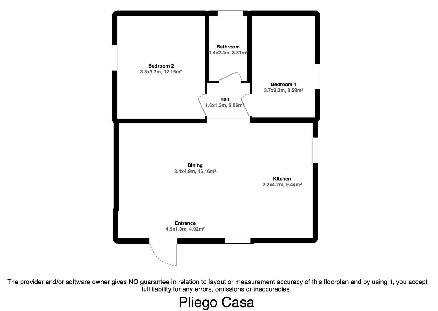 بيت في Pliego, Región de Murcia 11653890