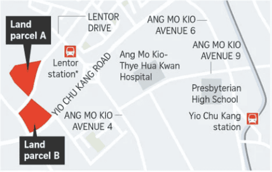 Kiinteistöt sisään Ang Mo Kion uusi kaupunki, 15 Lentor Hills Road 11693321