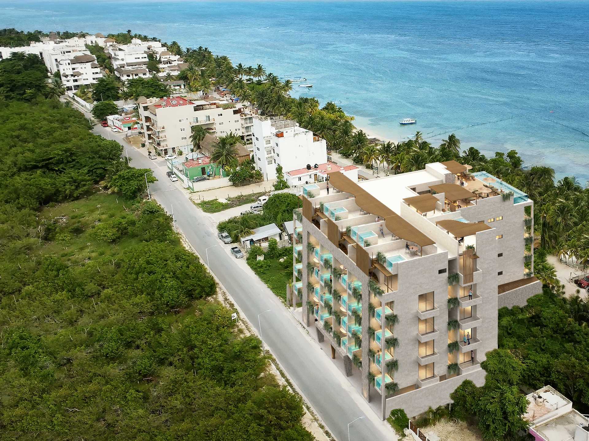 Wiele mieszkań w Limony, Quintana Roo 11702589