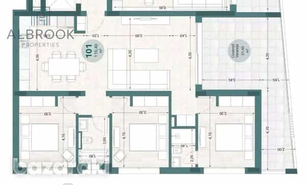 Квартира в Святого Атанасія, Лемесос 11802858