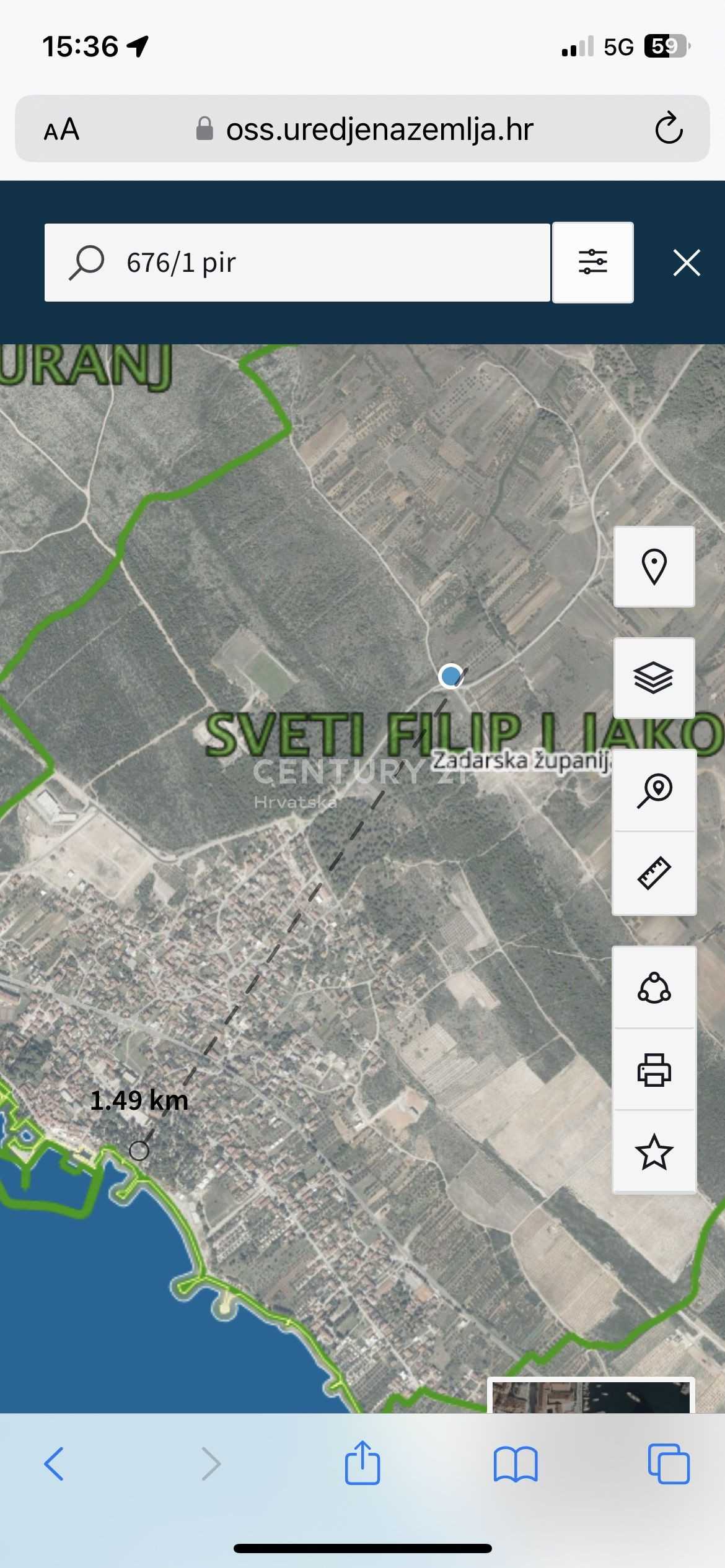 Terre dans Sveti Filip i Jakov, Zadarska županija 11821838