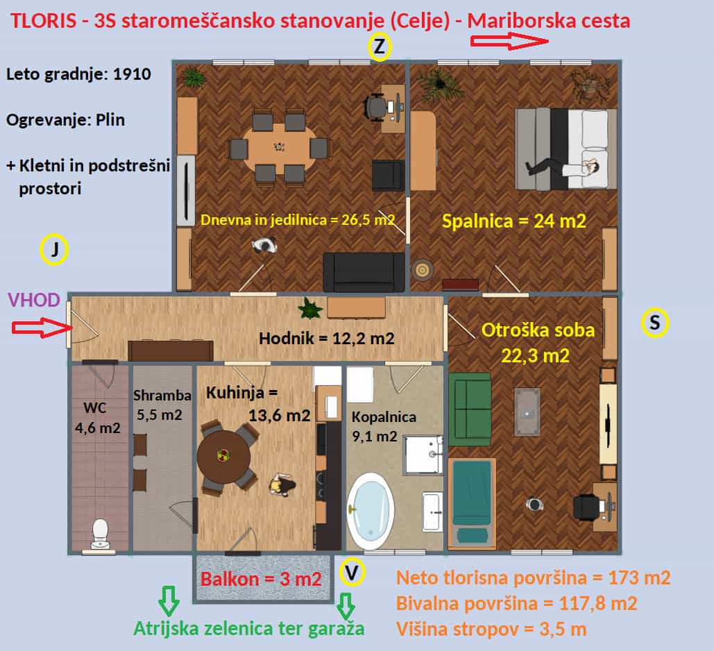 Квартира в Celje, Celje 11854854