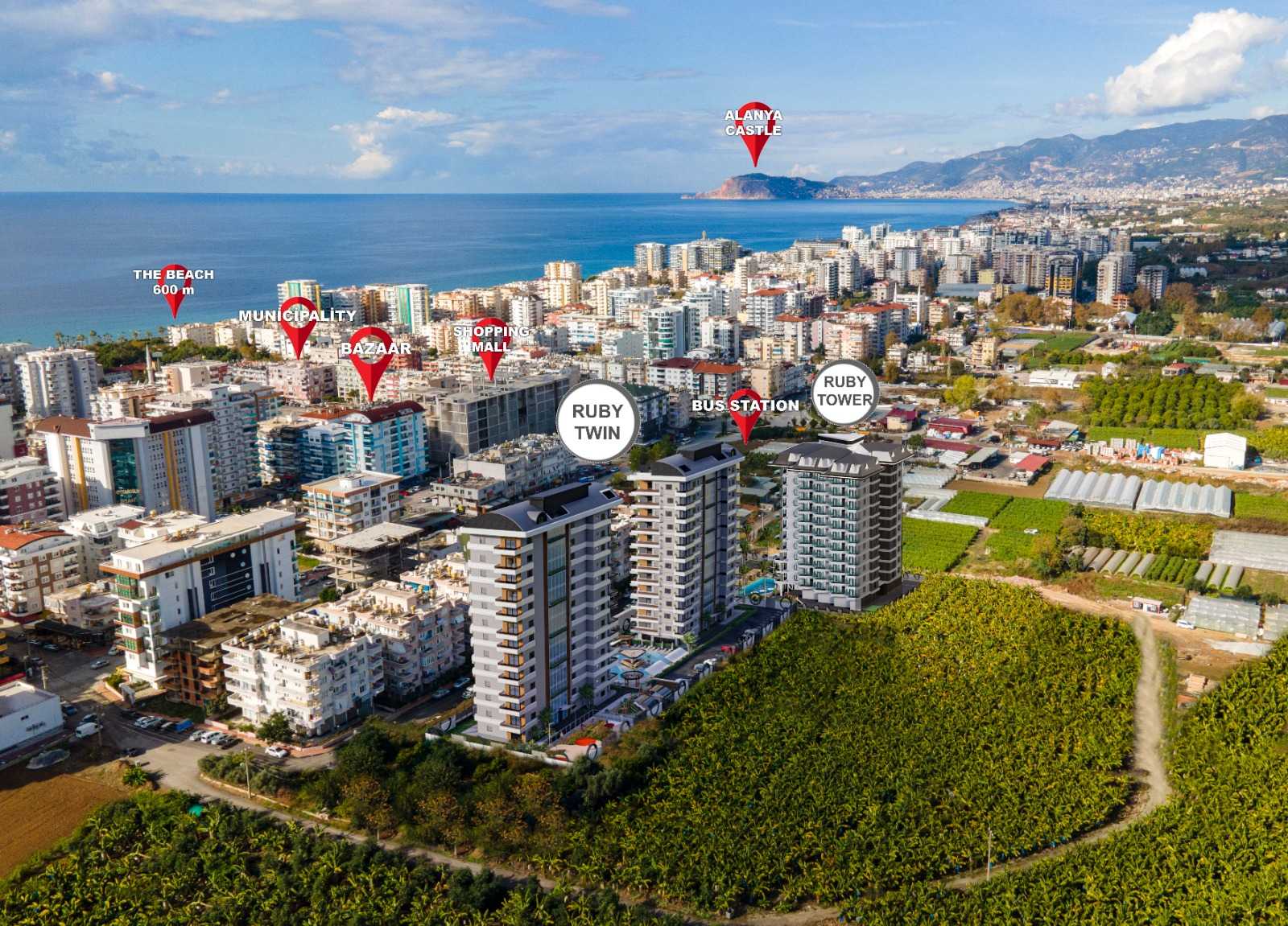 Condominium in Kestel, Antalya 11891334