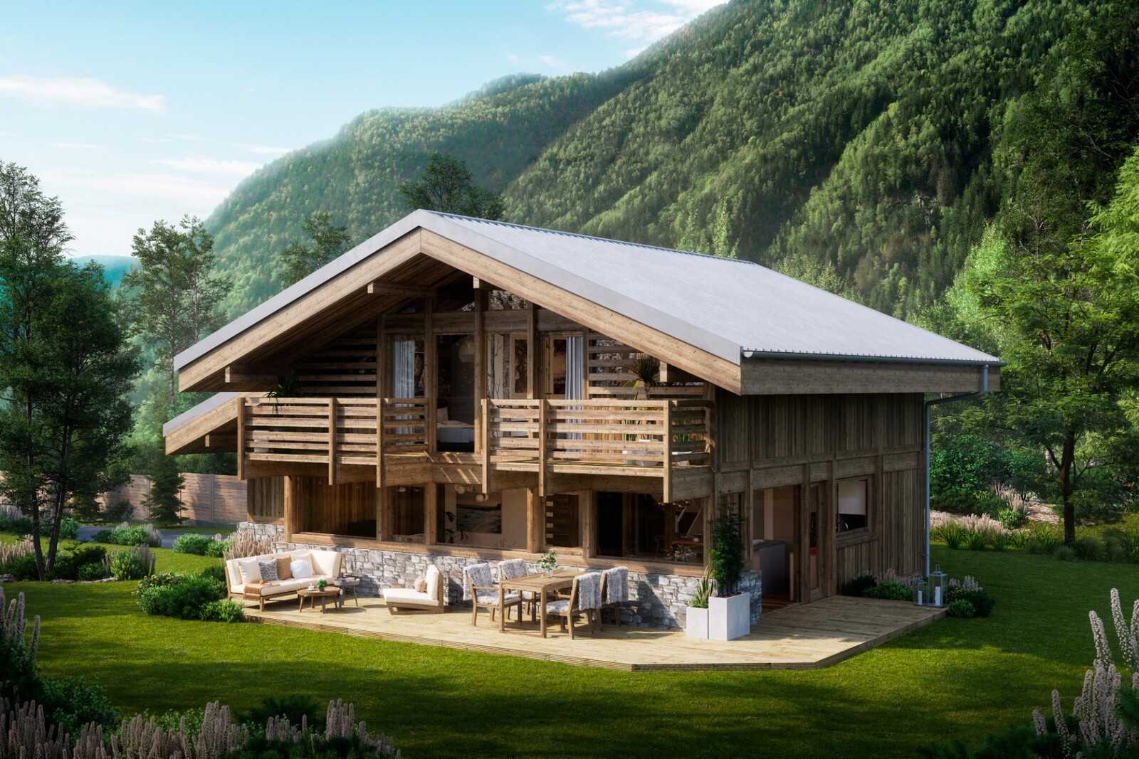 Dom w Chamonix-Mont-Blanc, Owernia-Rodan-Alpy 11962703