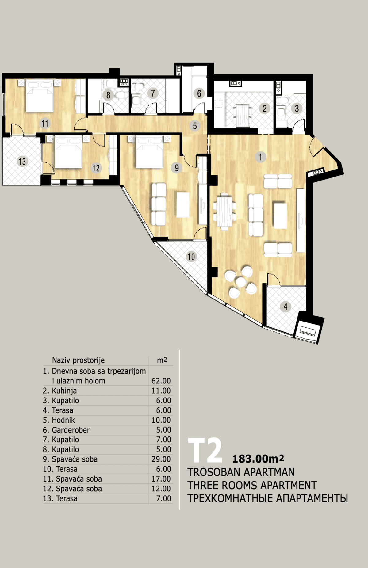 Condominium in Budva, Budva Municipality 11991037