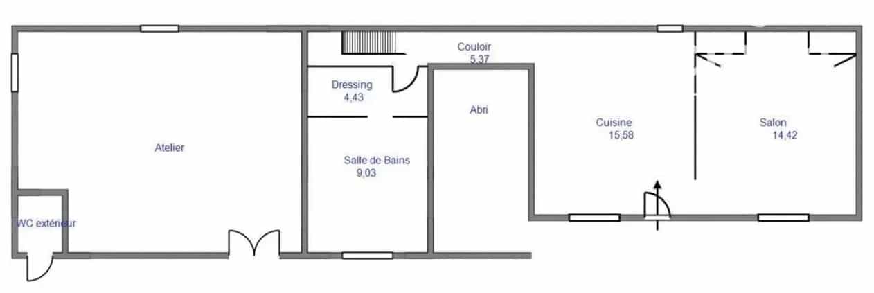 Talo sisään Salaise-sur-Sanne, Isère 12015373
