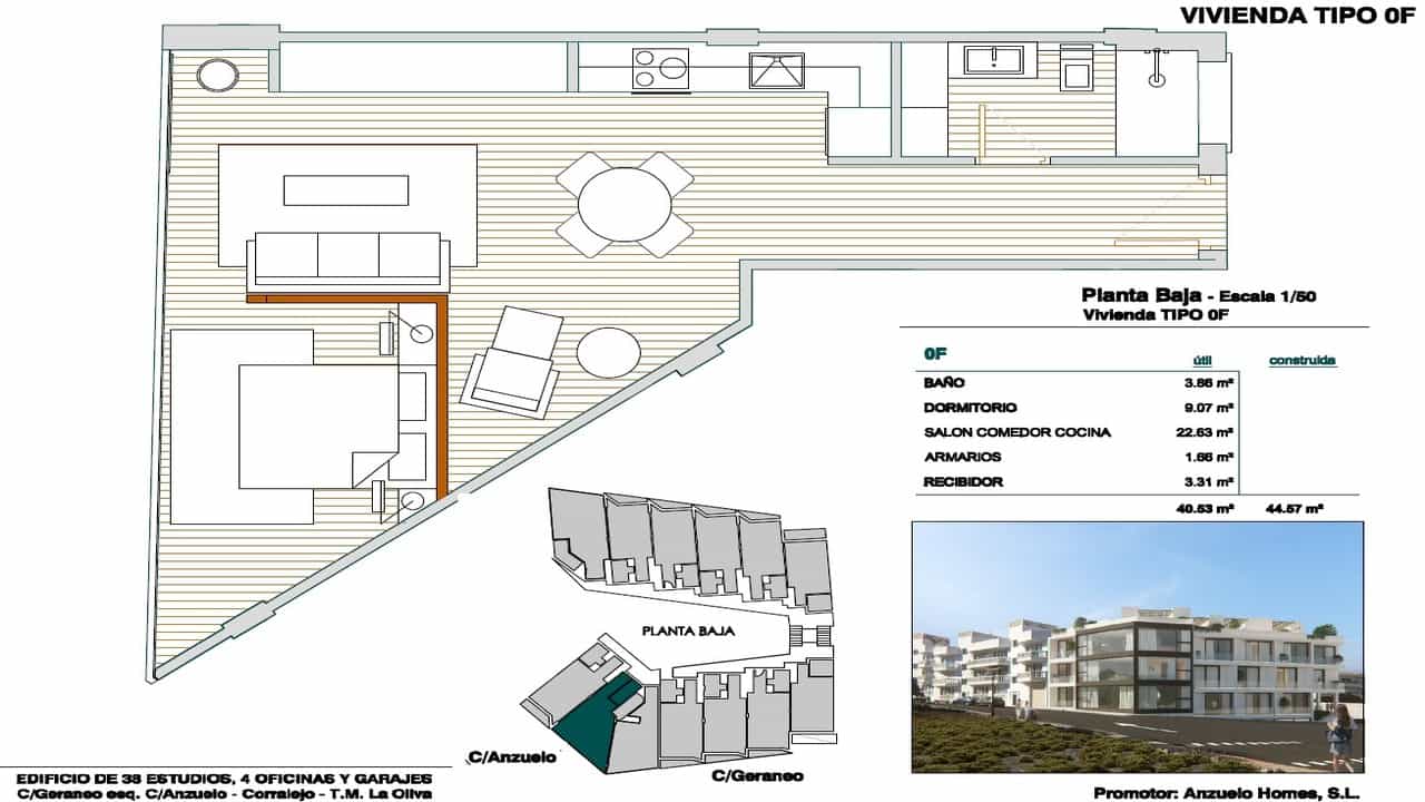 Condominium in La Oliva, Canarische eilanden 12071239