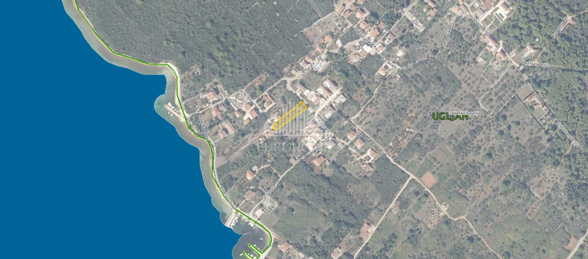 Γη σε Donje Petrcane, Zadarska Zupanija 12179508