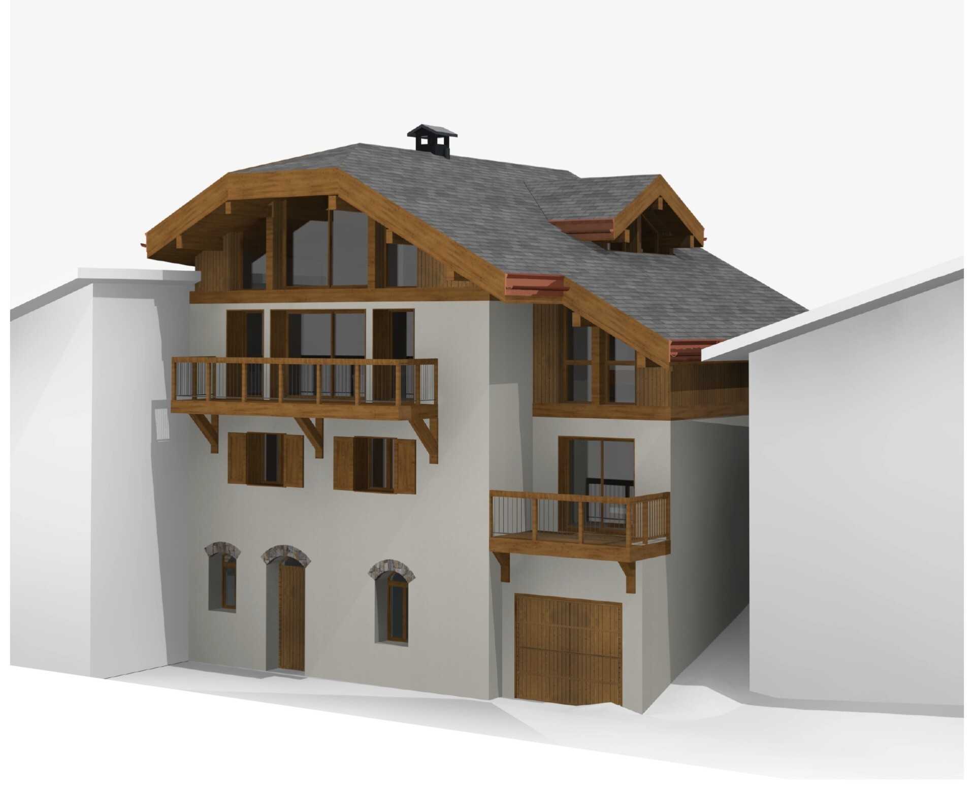 Dom w Saint-Martin-de-Belleville, Owernia-Rodan-Alpy 12191341
