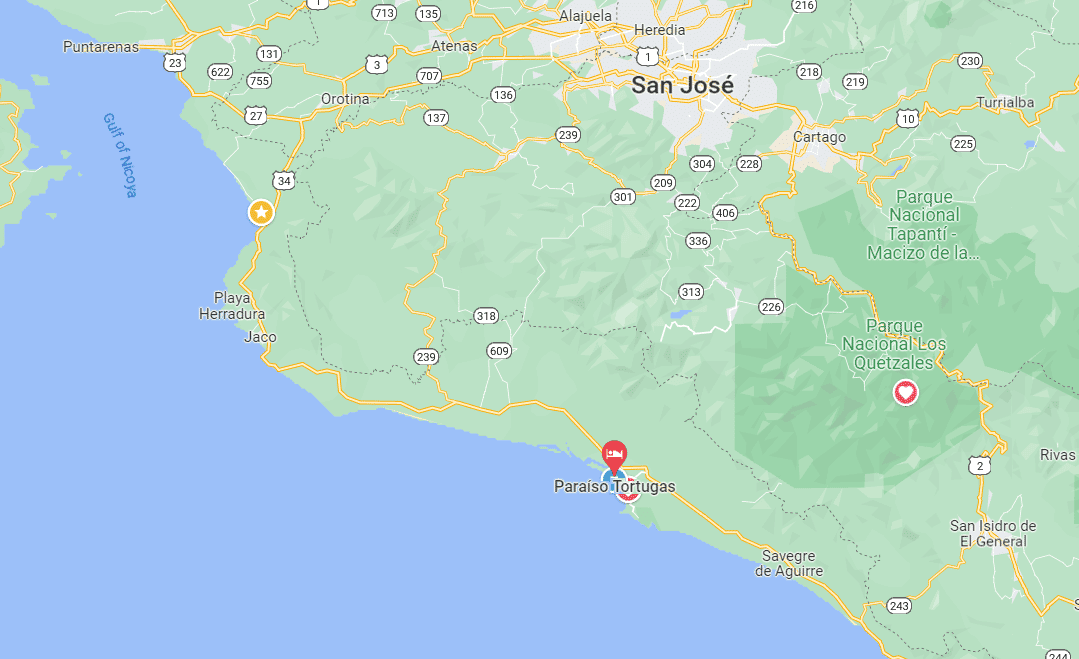 Land in Quepos, Provincia de Puntarenas 12305747
