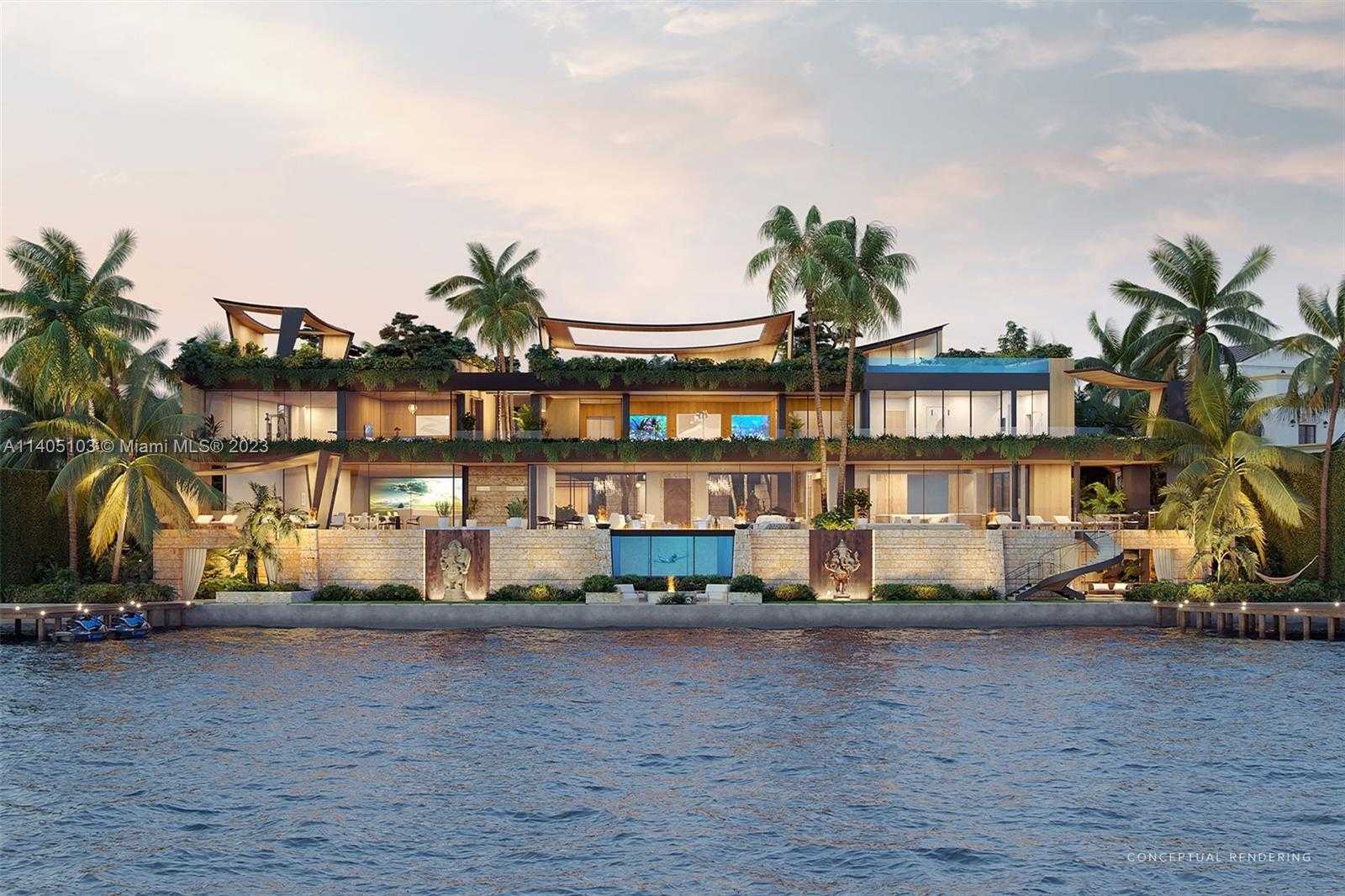 жилой дом в пляж Майами, Флорида 12307899