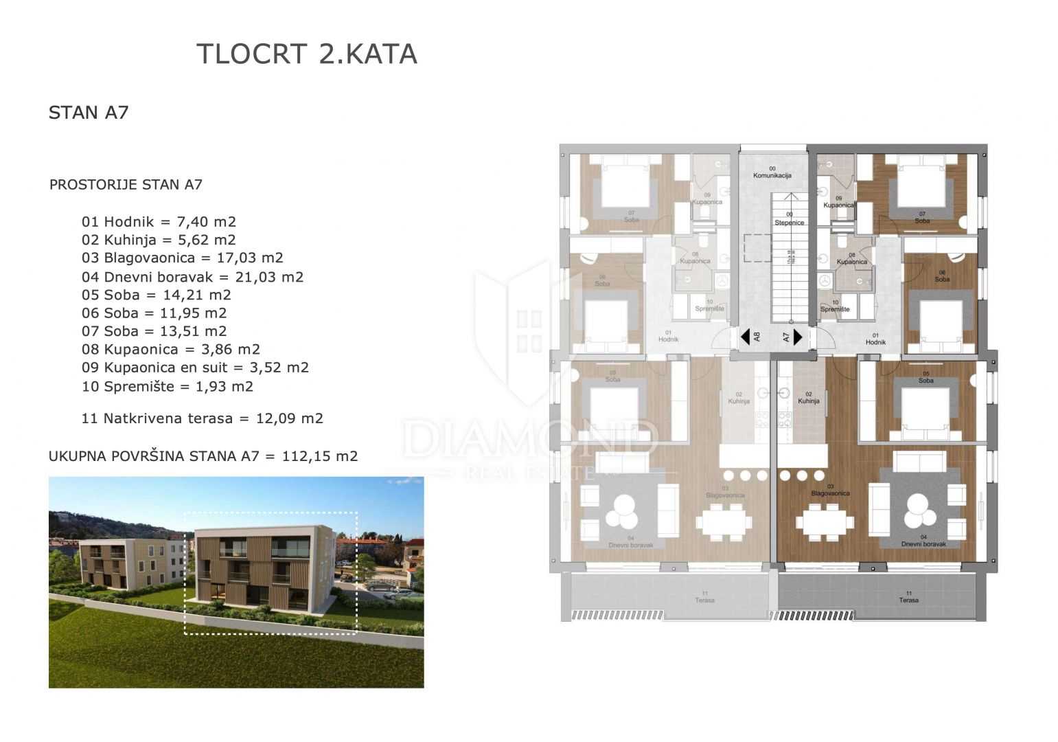 Condominium in Labin, Istria County 12429671