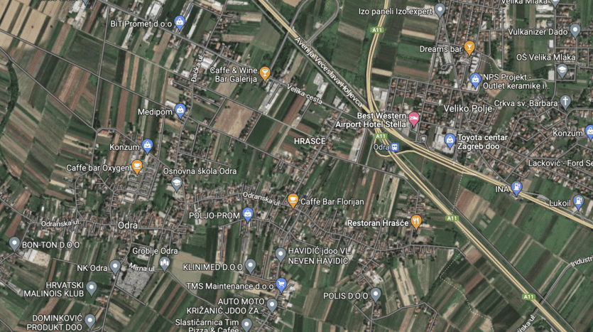 Tanah dalam Odra, Zagreb, Grad 12454345