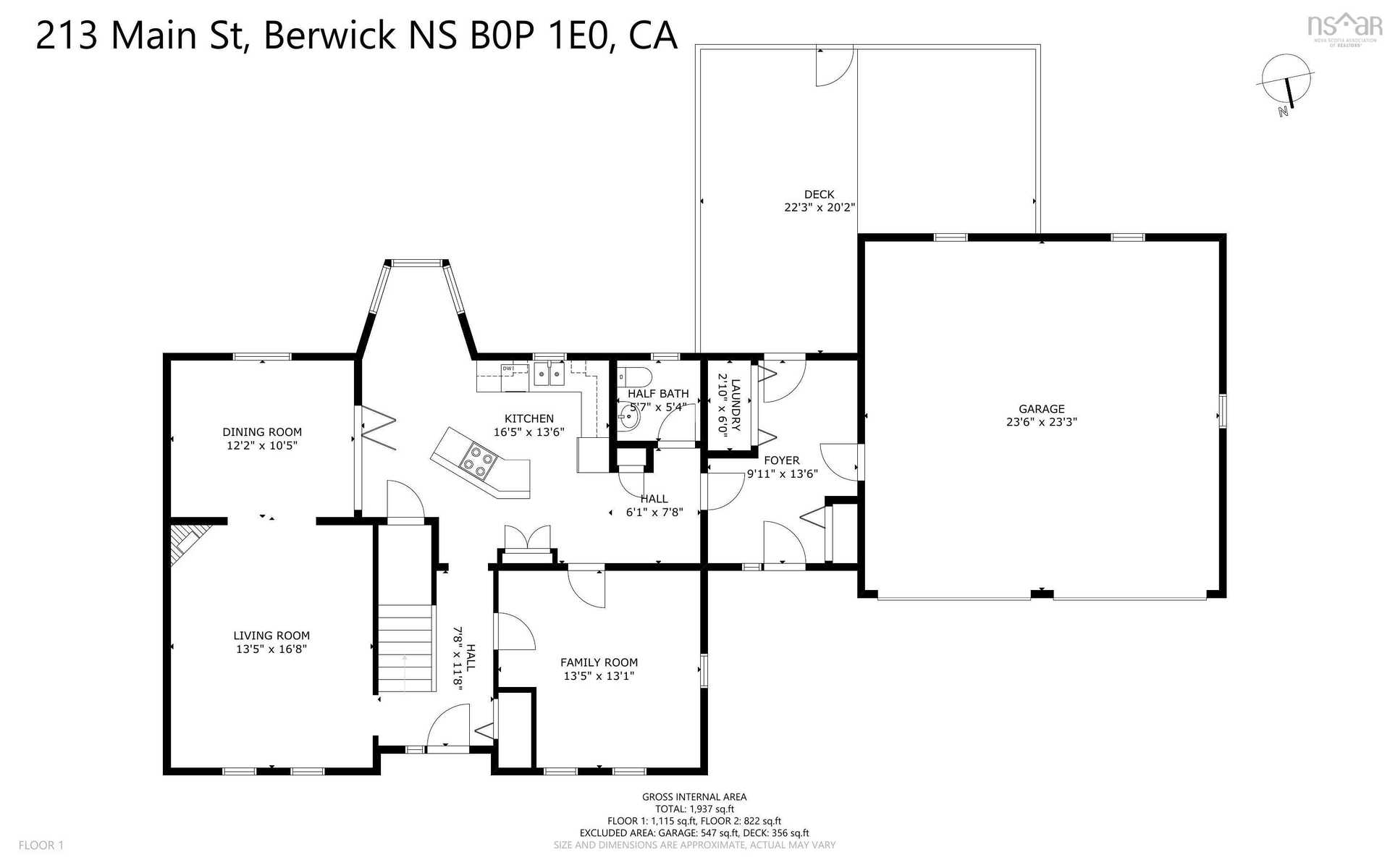 بيت في Berwick, Nova Scotia 12468550