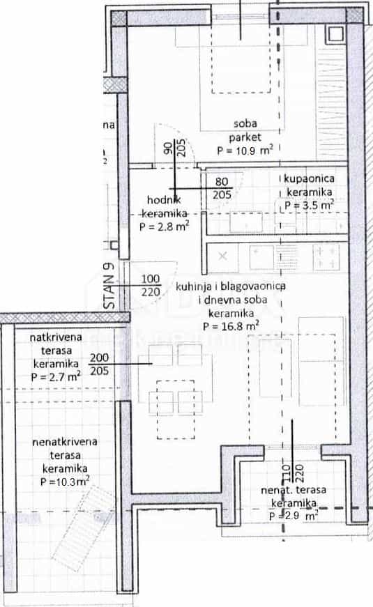 Condominium in Turanj, Zadarska županija 12543902