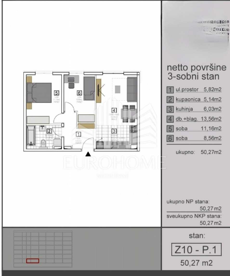 公寓 在 Zadar, Zadarska županija 12556504