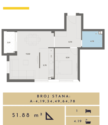Condominium in Budva, Budva 12576409