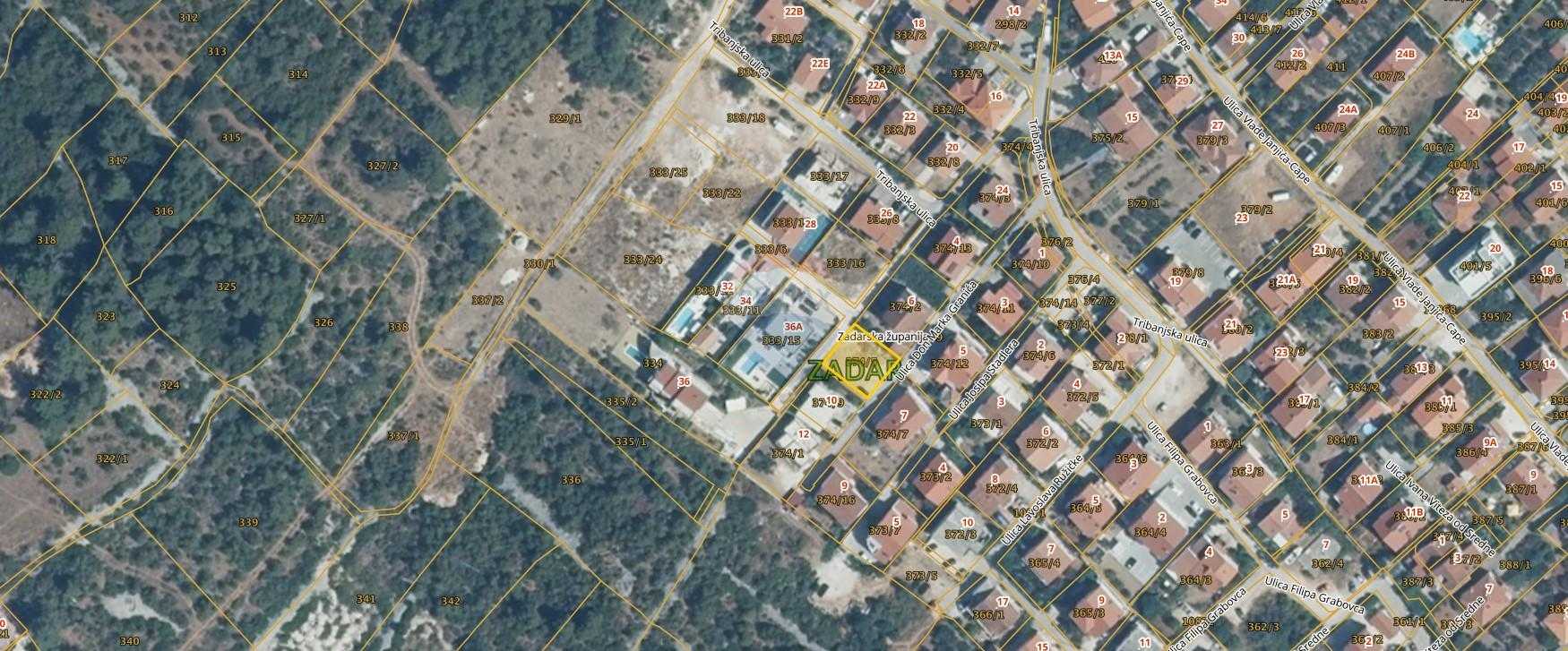 土地 在 Zadar, Zadar County 12605847