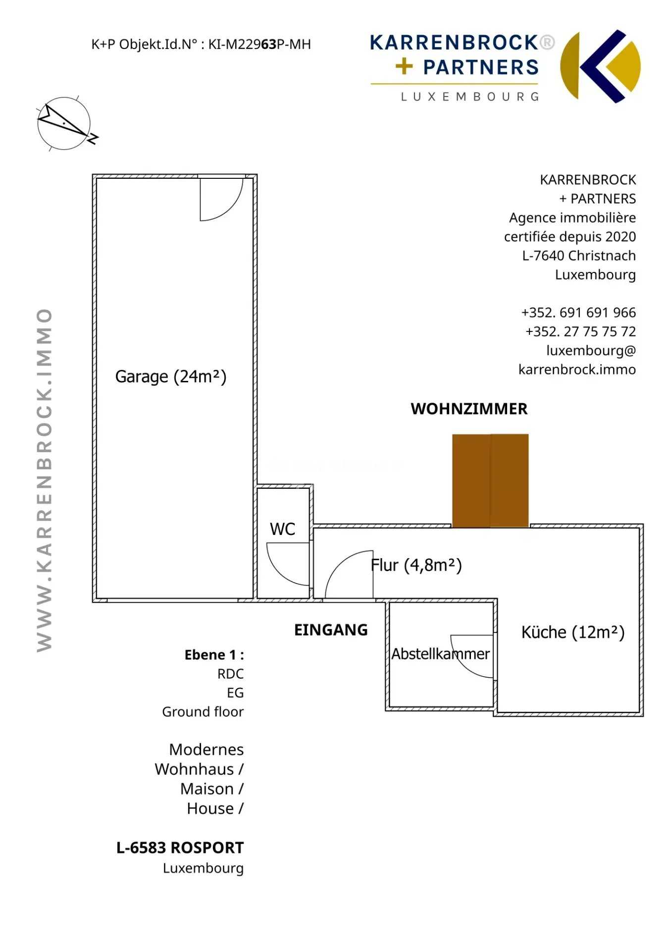 Hus i Steinheim, Rosport-Mompach 12631780