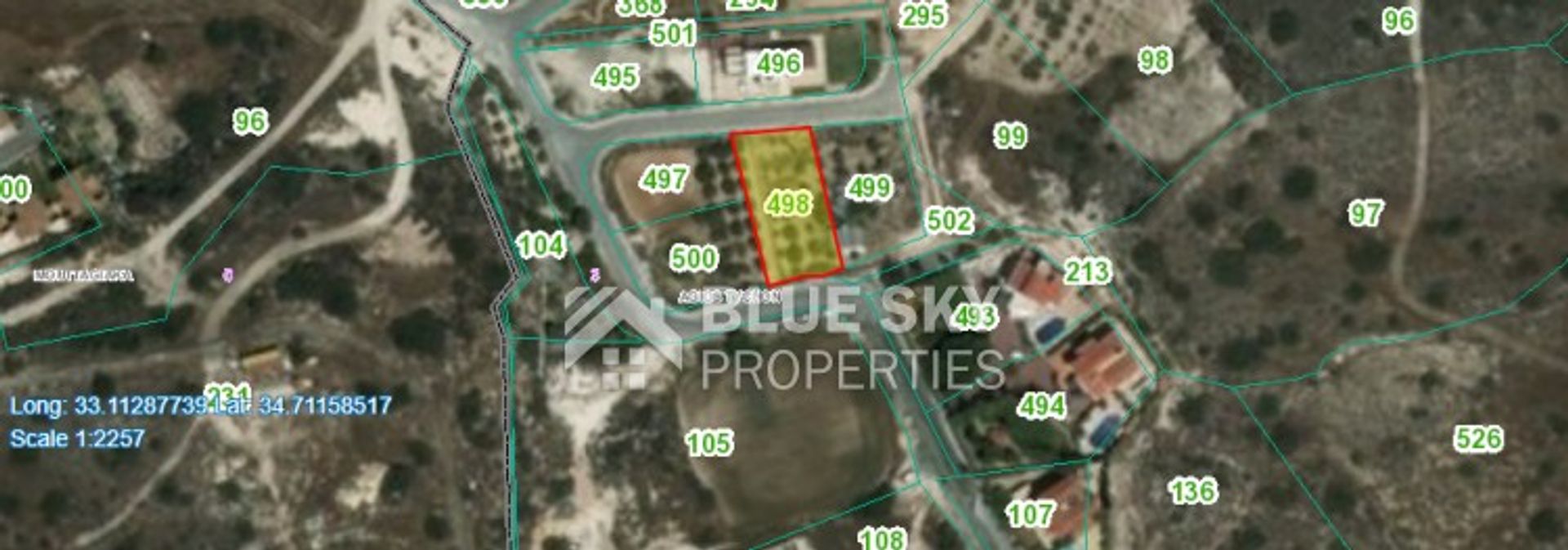 Land in Agios Tychon, Larnaka 10008918