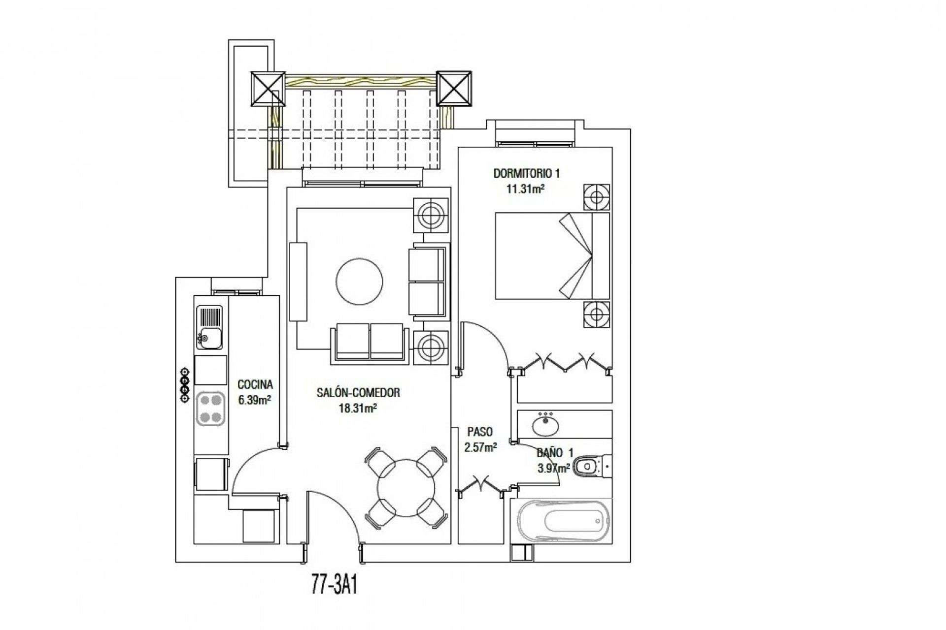 Kondominium dalam Los Alcazares, Murcia 10015005